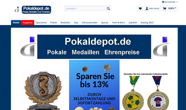 Beispiel: Pokaldepot.de 