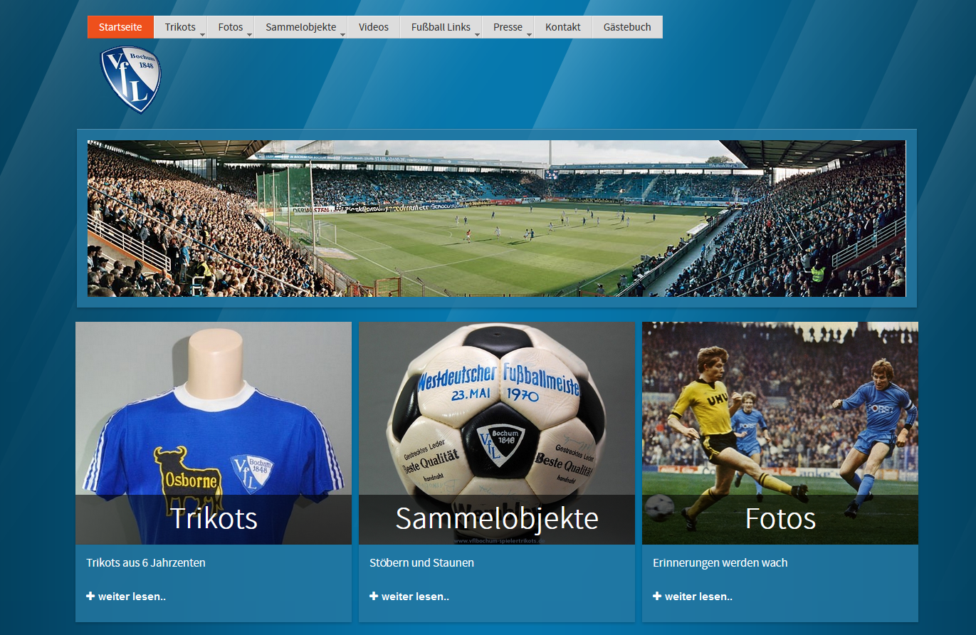 Beispiel: VfL Bochum Fan Seite